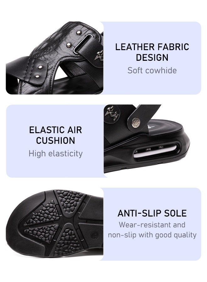 Leather men's sandals  - Image 5