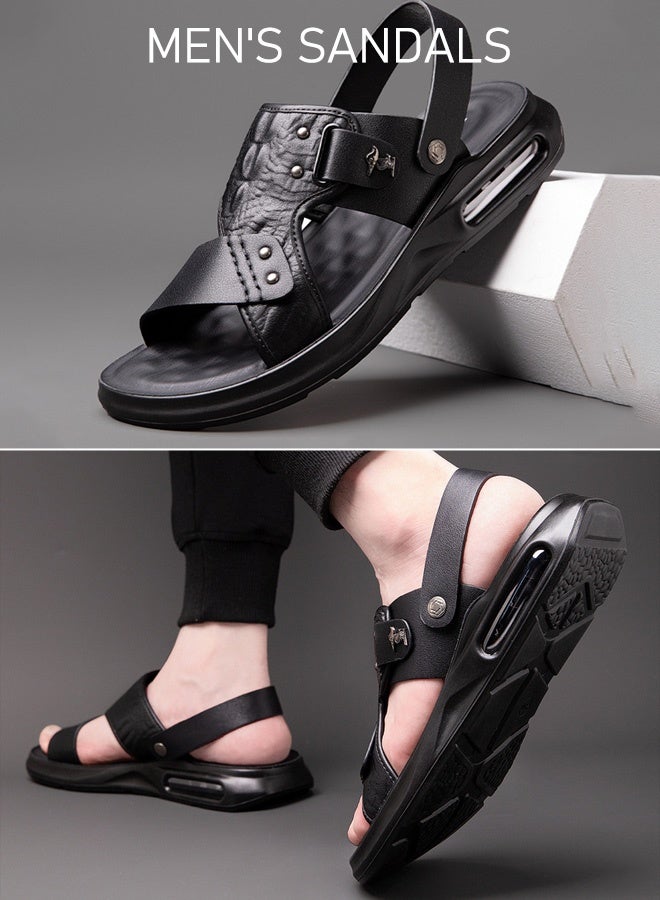 Leather men's sandals  - Image 4