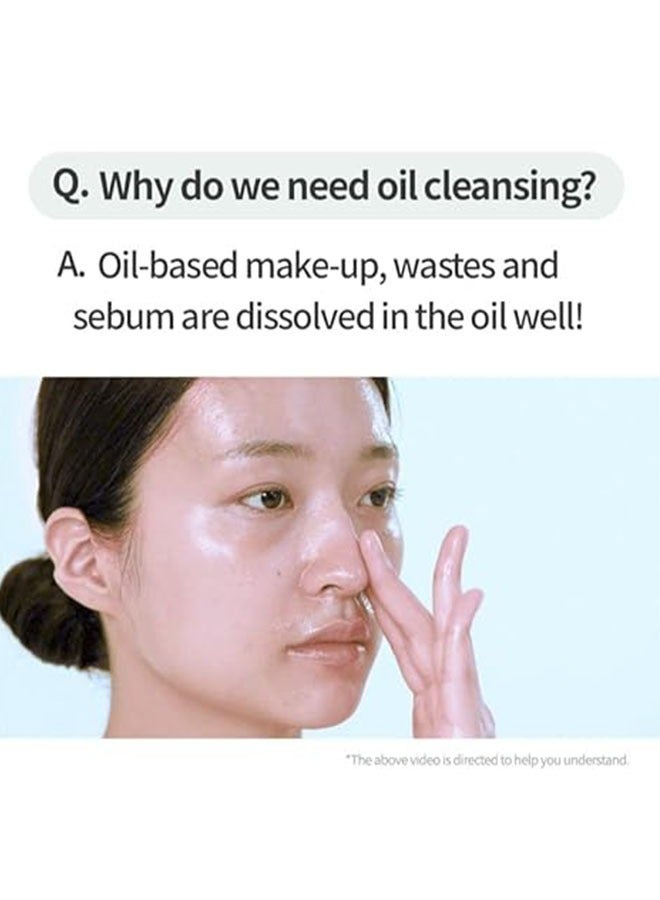 JS ANUA Heartleaf Pore Control Cleansing Oil Mini Korean Facial Cleanser, Daily Makeup Blackheads Removal, Travel Essentials, Gift, Korean Skin Care, 6.76 fl oz(200ml) - Image 3