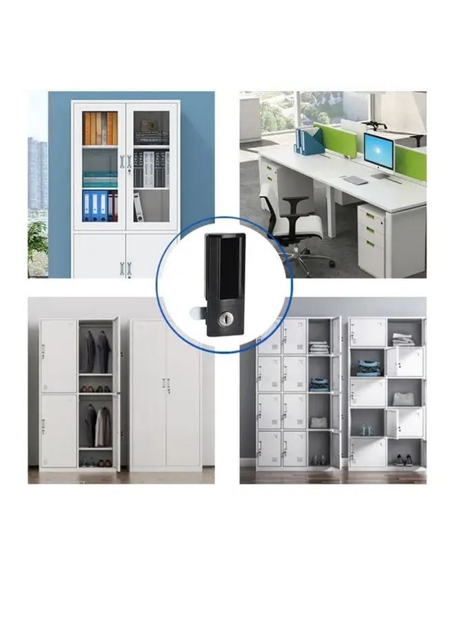 110mm 40mm Snap Handle Lock For File Storage Cabinet Toolbox Keyless Operation - Image 2