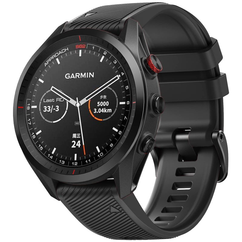 ANCOOL for Garmin S62 Watch Band/Forerunner 945/955 Watch Band 22mm Silicone Band for Fenix 8 Fenix E 47mm/Fenix 7/6/5 Bands Replacement for Fenix 6 pro/7 pro/Epix(Black) - Image 2