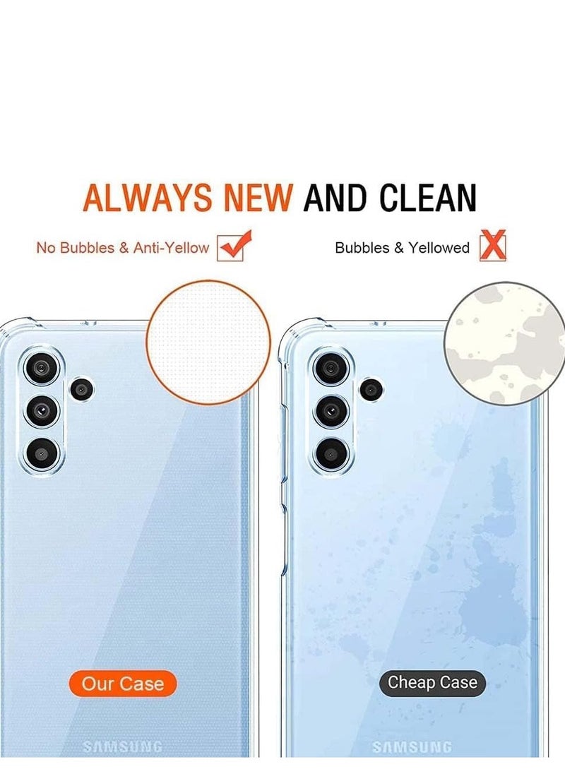 Denx - Samsung Galaxy A55 5G Clear Cover Case soft TPU Transparent Back Protective Case shock Absorbent Reinforced Corner for Samsung Galaxy A55 5G - Image 1