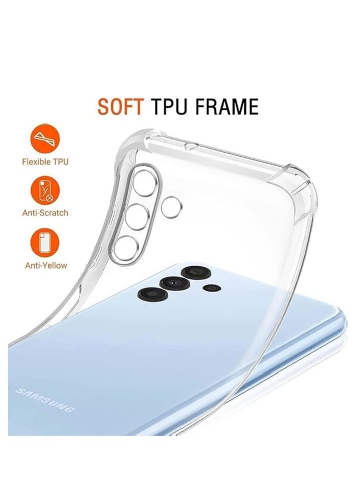 Denx - Samsung Galaxy A55 5G Clear Cover Case soft TPU Transparent Back Protective Case shock Absorbent Reinforced Corner for Samsung Galaxy A55 5G - Image 1