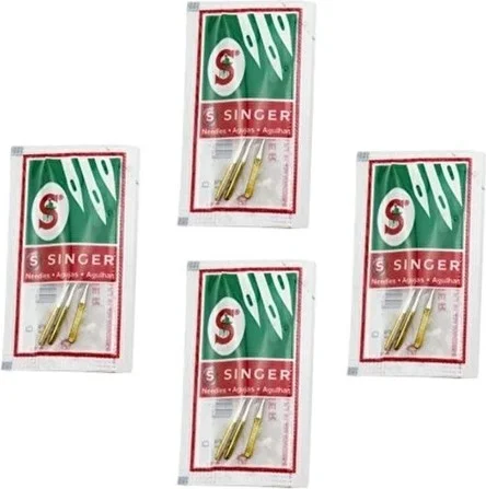 سينجر Home Type Family Sewing Machine Needle 12 Pieces Sewing Needle Set 9-11-16-18