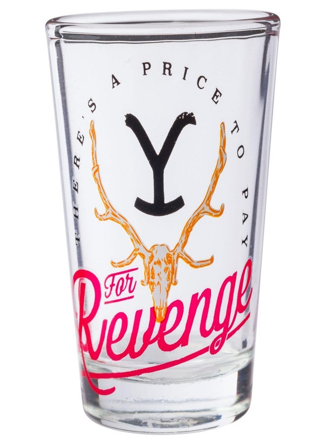 سيلفر بوفالو مجموعة أكواب زجاجية صغيرة من سيلفر بافالو يلوستون داتون رانش، 4 قطع، 1.5 أونصة - Image 4