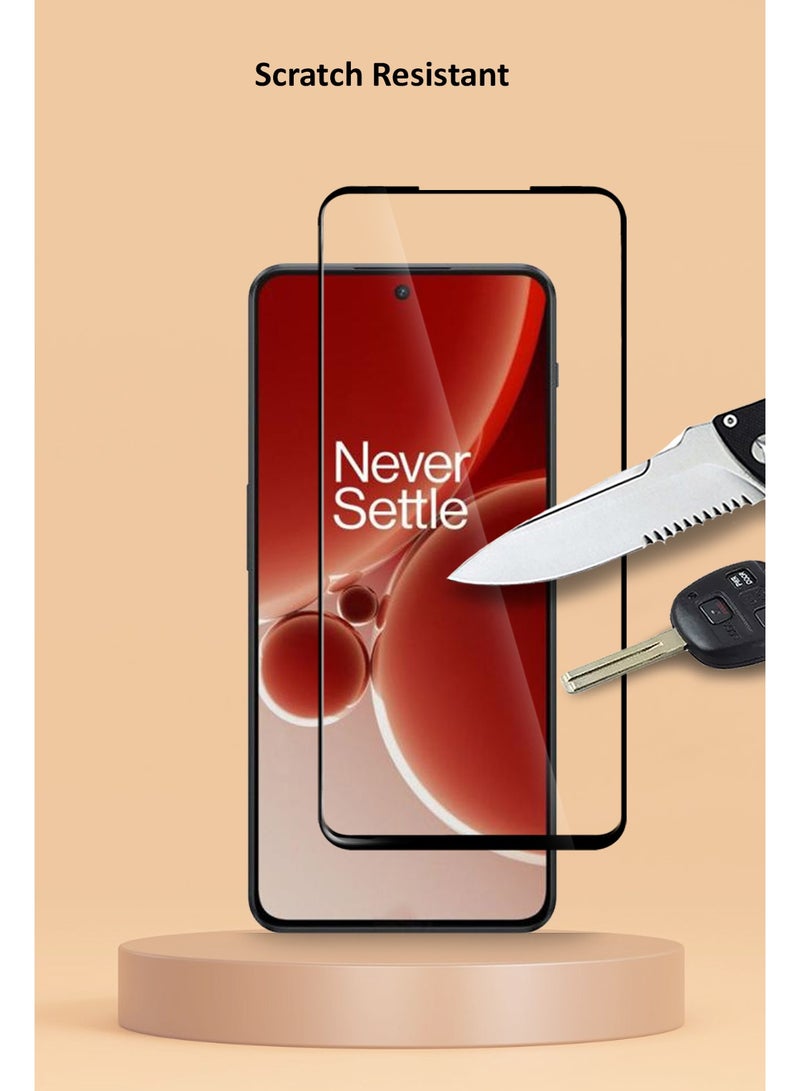 Techie واقي شاشة كامل من الزجاج المقوى عالي الجودة بدرجة صلابة 10H لهاتف OnePlus Nord CE3 - مضاد للخدش ومضاد لبصمات الأصابع ومضاد للفقاعات - Image 5
