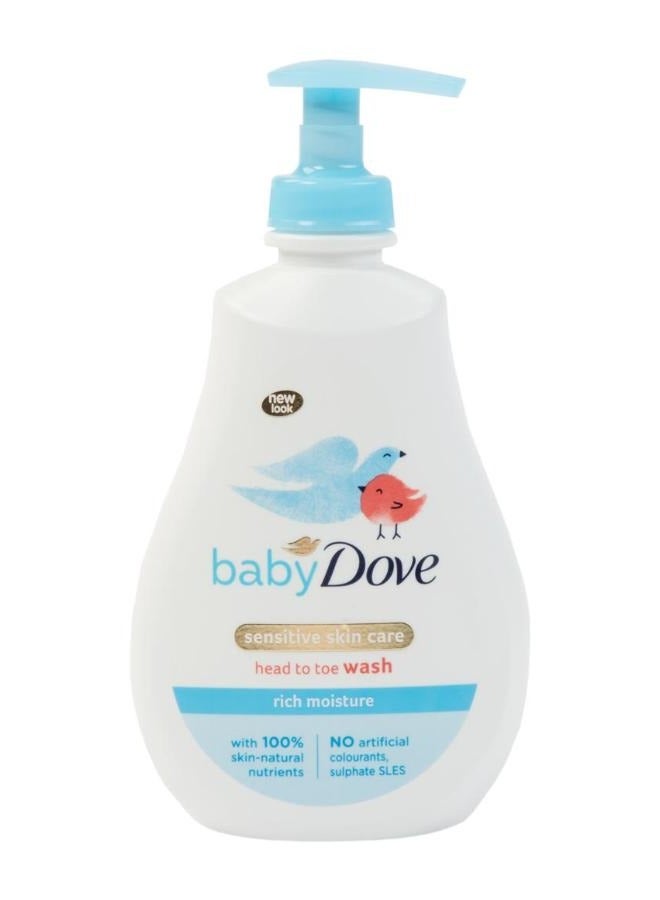 Dove Baby Dove Rich Moisture Head to Toe Wash 400 ml - Image 1
