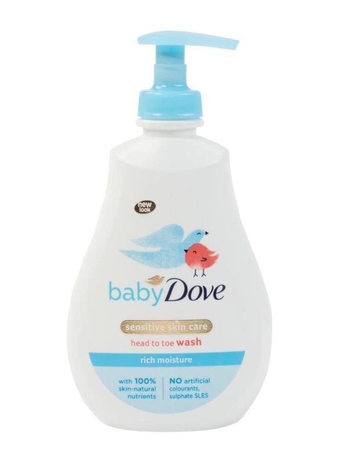 Dove Baby Dove Rich Moisture Head to Toe Wash 400 ml - Image 2