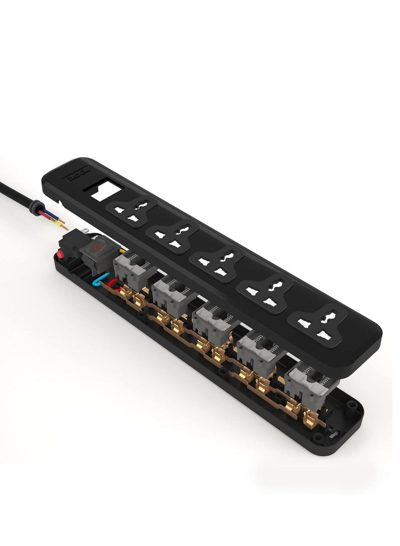 باور لوك شريط iLOCK مع 5 منافذ عالمية - بحد أقصى 2860 واط - Image 4