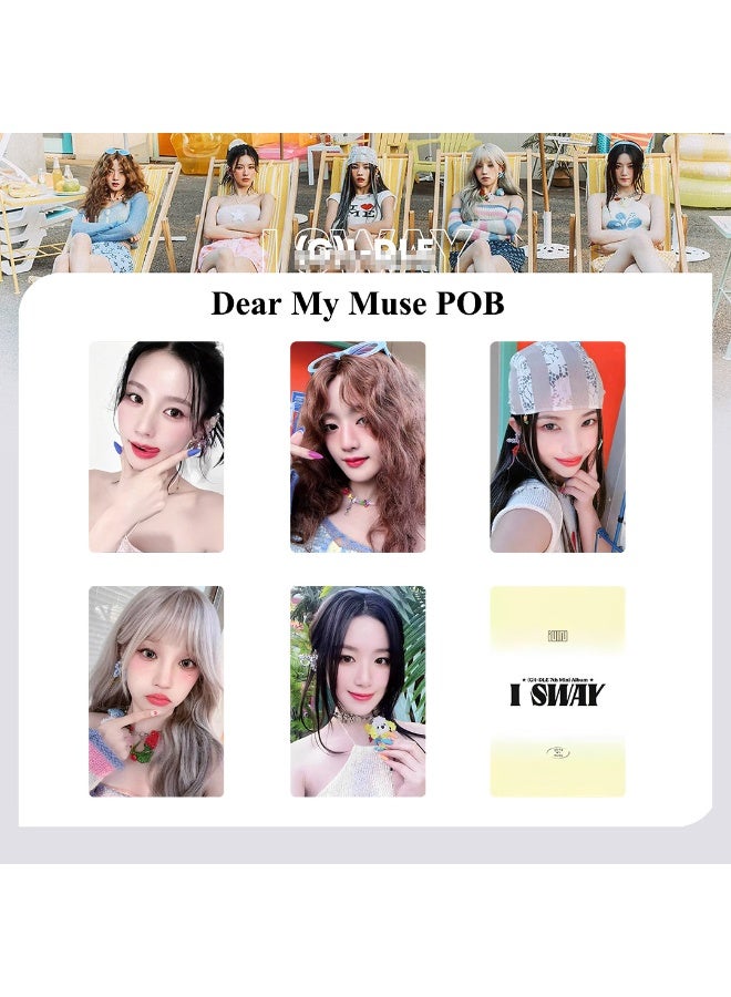 NIBEMINENT 5 Pcs Kpop (G)I-DLE I SWAY Lomo Cards Card For Fans Collection Gifts - Image 1