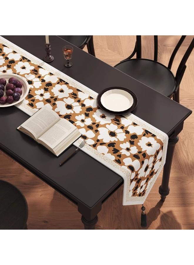 Bluejw Antique Living Room Dining Table Table Runner Coffee Table Middle Flag Cloth Light Luxury High-end TV Cabinet Sideboard Long Tablecloth - Image 1