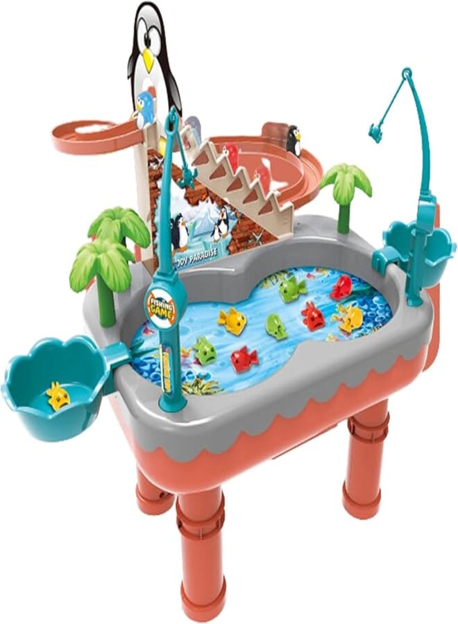 Party with Emma Game Water Circulating Toy Fishing Set, Pink, 3 4 5 6 Year Old