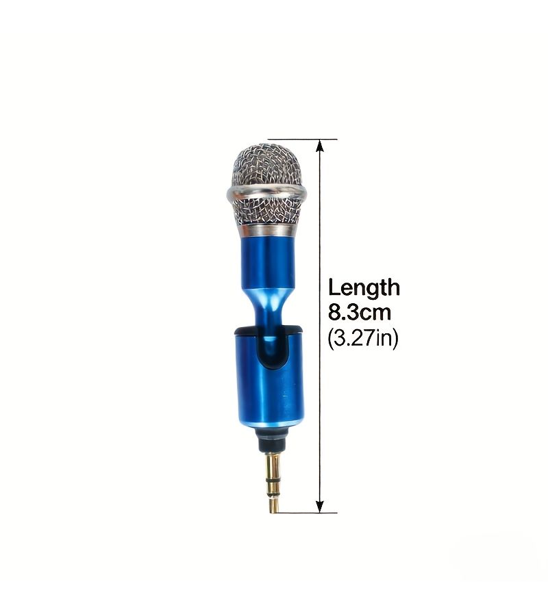 Red Tri Pole Condenser Microphone For Computer Mobile Karaoke And Recording - Image 5