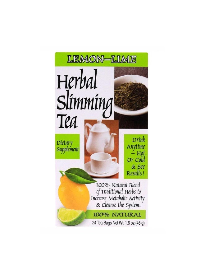 21st Century Herbal Slimming Lemon-Lime Tea 24 Tea Bags - Image 1