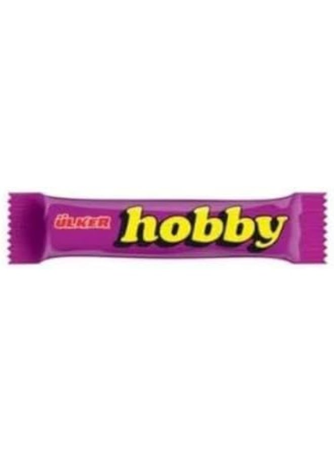 Ulker Hobby Chocolate Bar with Hazelnuts – Creamy Milk Chocolate Snack – Pack of 6 - Image 1