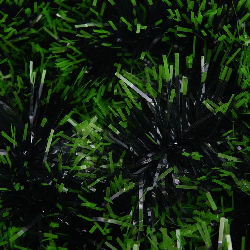 Evisha 3 Pcs Dual Shade Green Christmas Garland and 12 Red Tie Bow Xmas Christmas Tree Merry Christmas String Garlands Artificial Xmas Ornaments Wall Door Stairs Indoor Outdoor Decor - Image 4