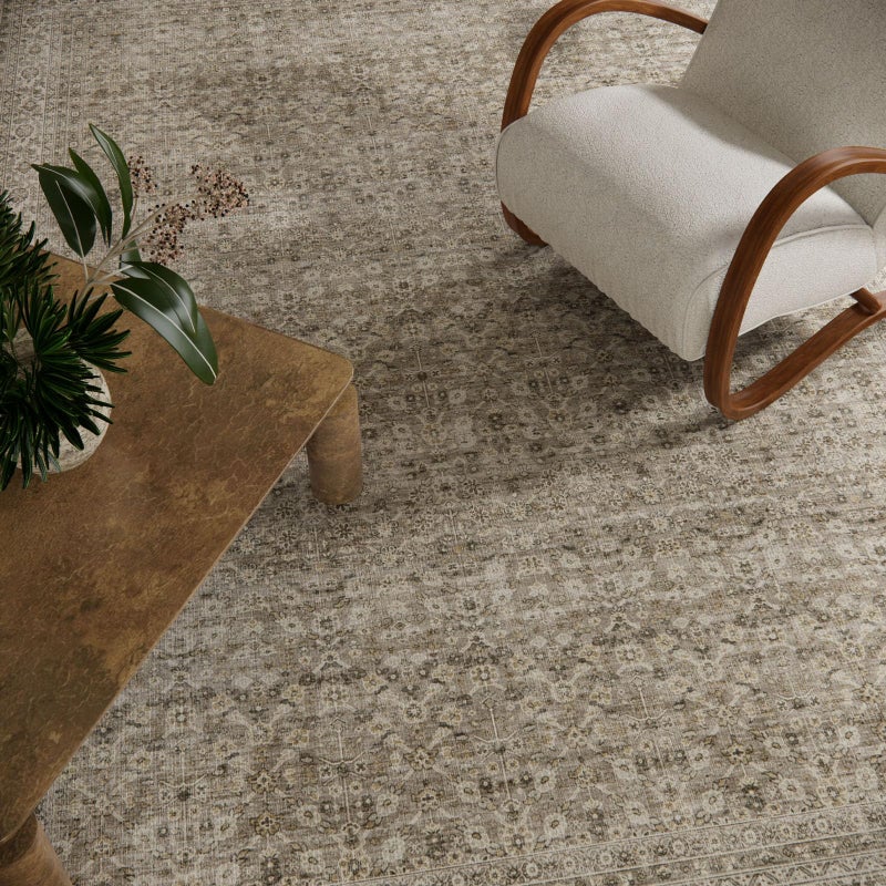 palohom Washable Area Rugs for Living Room: 6x9 Bedroom Area Rug Boho Vintage Rugs Stain Resistant Non Slip Low Pile Soft Lightweight Carpet for Kitchen Dining Room Farmhouse Nursery Kids Room - Image 4
