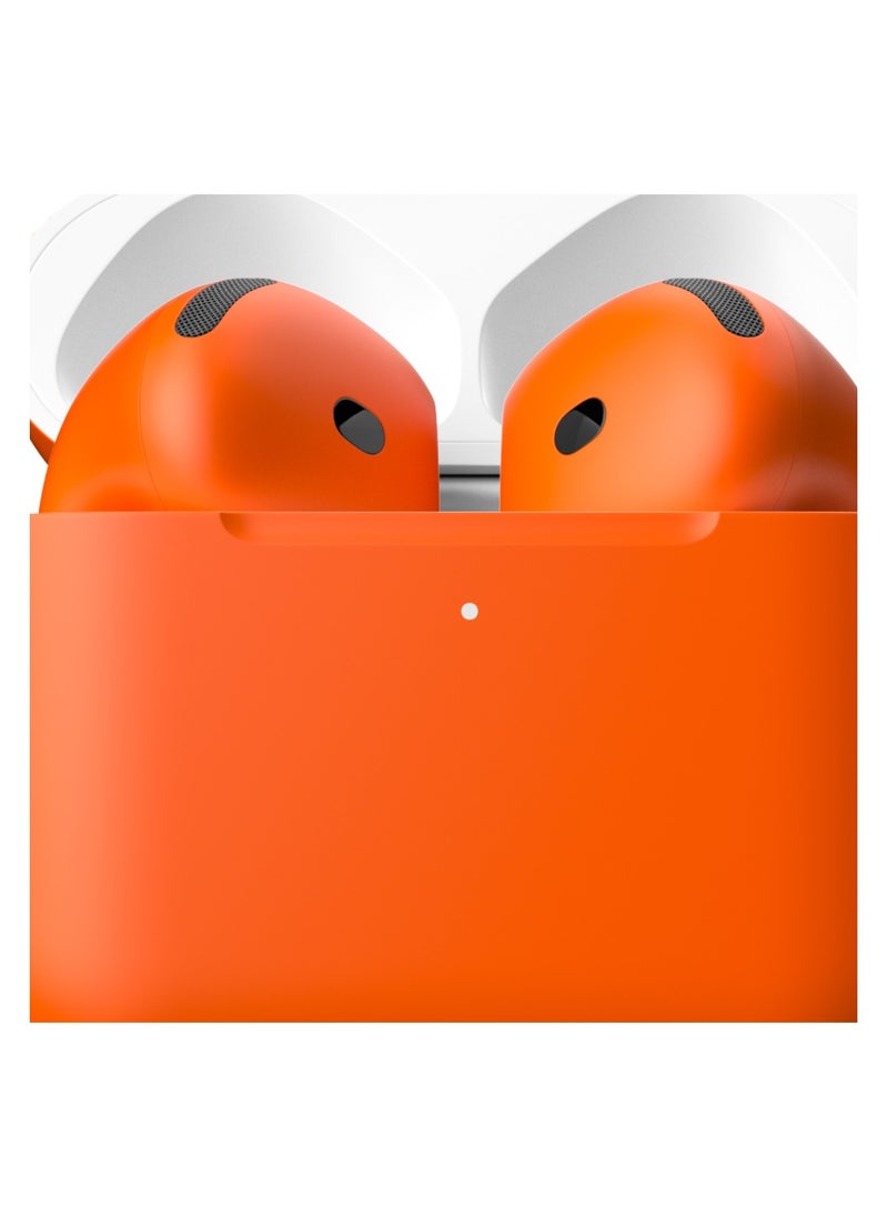 Craft MERLIN CRAFT CUSTOMIZED APPLE AIRPODS 4 NEON ORANGE  - Image 2