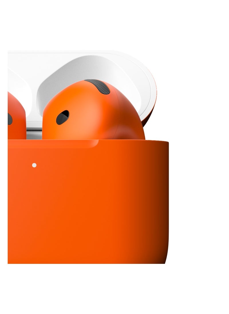 Craft MERLIN CRAFT CUSTOMIZED APPLE AIRPODS 4 NEON ORANGE  - Image 3