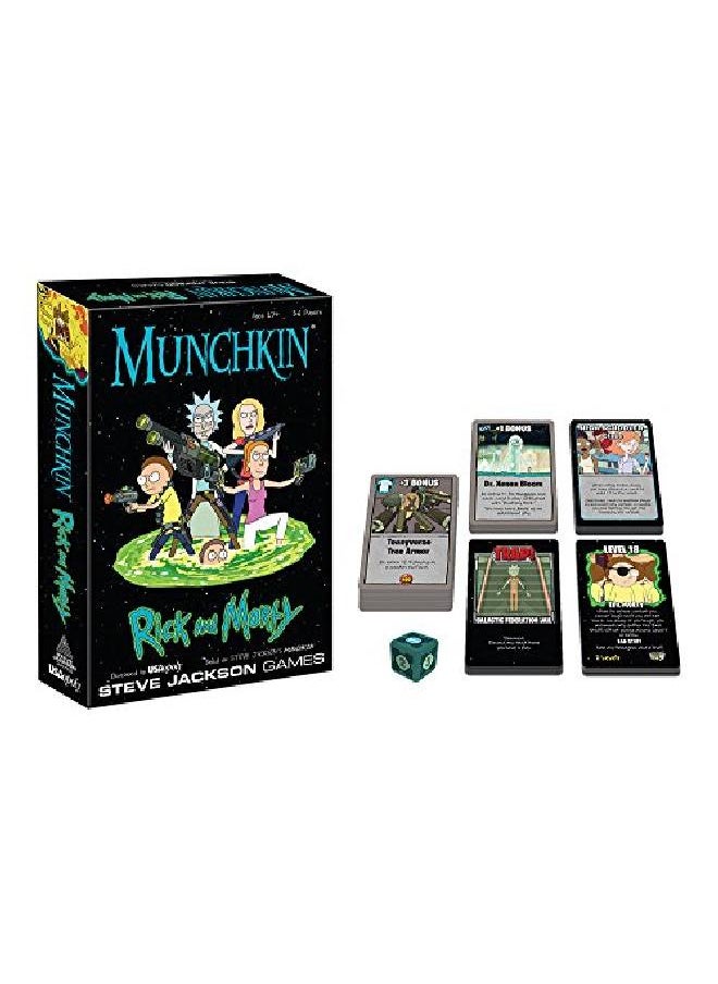 USAopoly - Munchkin Rick And Morty Card Game ; Rick And Morty Adult Swim Munchkin Board Game ; Officially Licensed Rick And Morty Merchandise ; Munchkin Game From Steve Jackson Games - Image 1