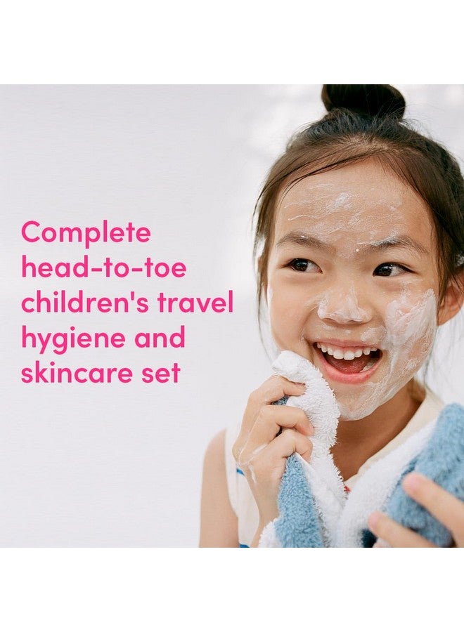 Evereden Evereden Kids Travel Set: Clean & Vegan 5-Piece Skin Care Set for Kids | Multi-Vitamin Kids Skin Care Set w/ Body Wash, Lotion, Face Wash, Cream, Shampoo & Conditioner in a Travel Bag | TSA-approved - Image 5