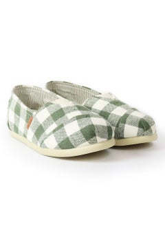 Perky Women's Casual Slip-On Plaid - Green  - Image 1