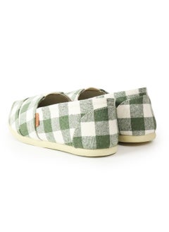 Perky Women's Casual Slip-On Plaid - Green  - Image 5