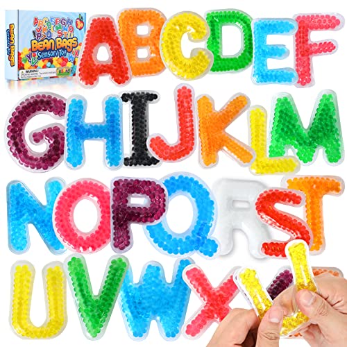 LESONG Autism Sensory Fidget Toys Alphabet Letters ABC Learning Educational Montessori ToysQuiet Fidgets Sensory Toys for Classroom Calm Down Corner Autistic Relief - Image 1
