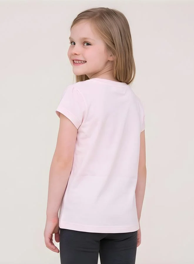 Take Two  Girls Regular Fit Graphic T-Shirt By Juniorloom for Women | Best Price UAE