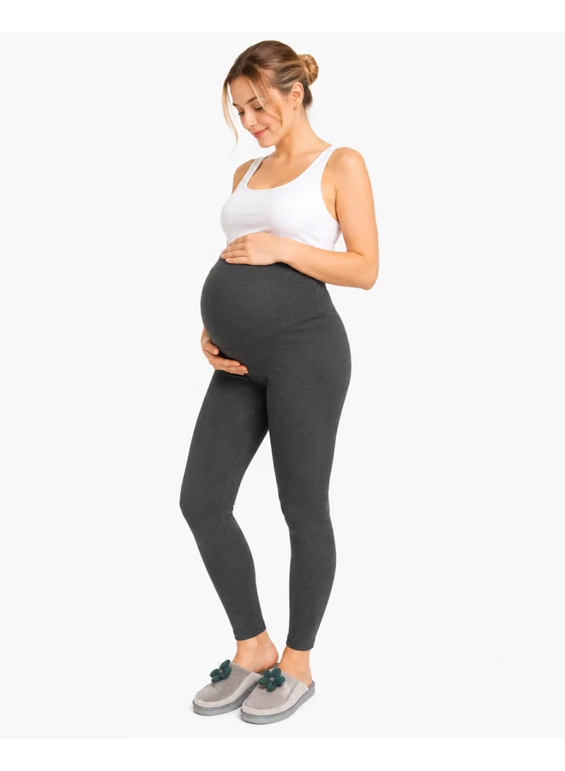 Tummy  Pack of 2 Viscose Solid High Waist Maternity Leggings for Women | Best Price UAE