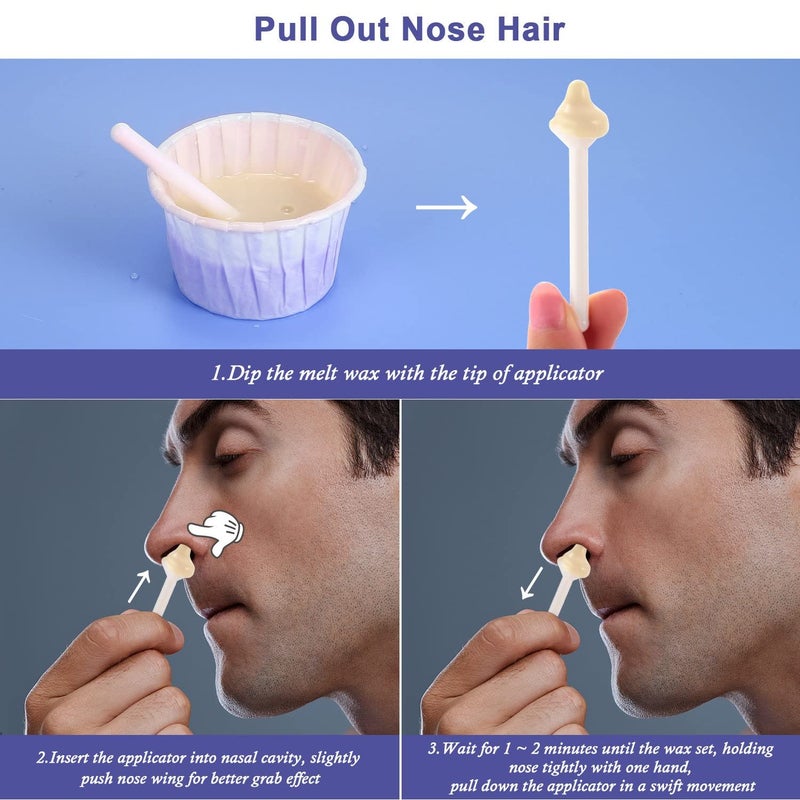 Charmonic Nose Wax Kit for Men and Women, Nose Hair Removal Wax for Charmonic (50 grams / 10 times usage count) - Image 2