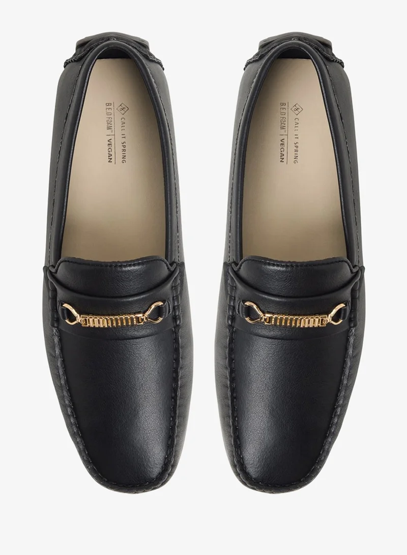 CALL IT SPRING black Carmichael Loafers for Men | Best Price UAE