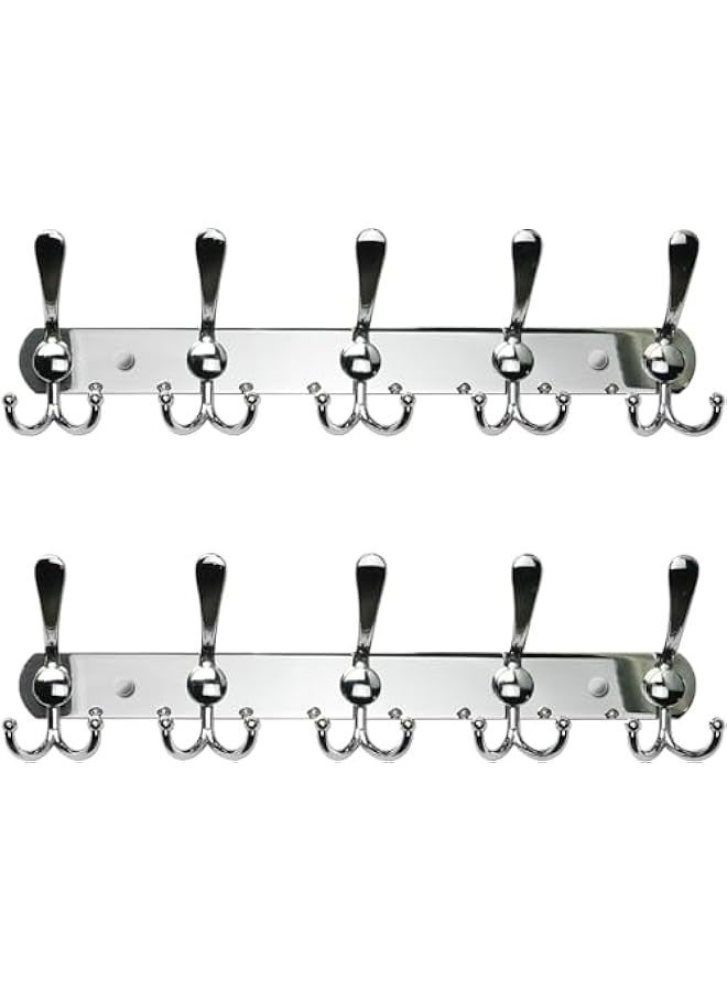 TRASSLE 2 pack Coat Hooks,Coat Hooks Wall Mounted  - Image 1