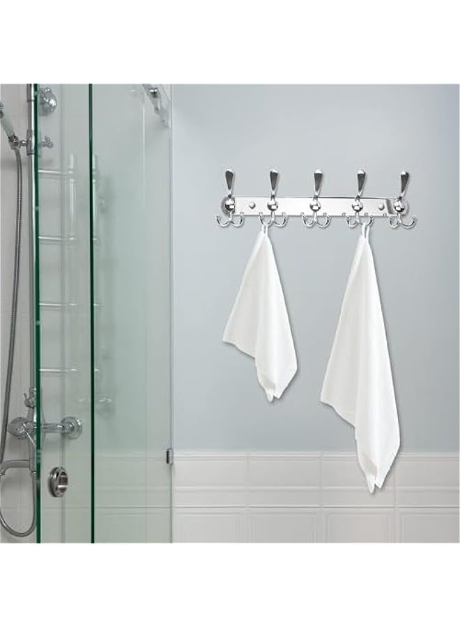 TRASSLE 2 pack Coat Hooks,Coat Hooks Wall Mounted  - Image 3