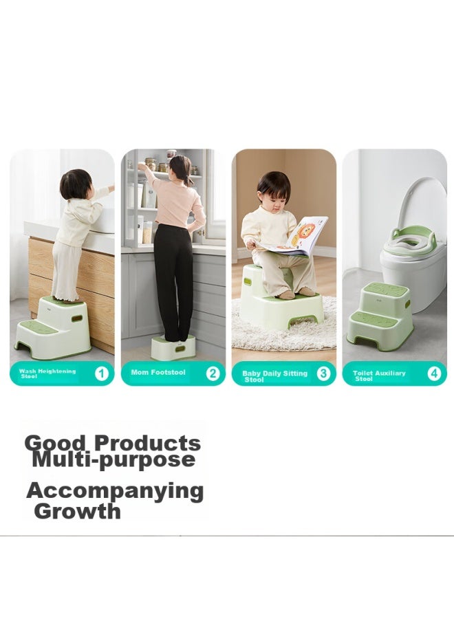 Kub Children's Foot Stool, Baby Hand Washing Step Stool, Washbasin Step, Non-slip Footrest, Standing Stool For Home Use, Ages 3-6 - Image 2