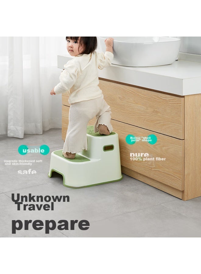 Kub Children's Foot Stool, Baby Hand Washing Step Stool, Washbasin Step, Non-slip Footrest, Standing Stool For Home Use, Ages 3-6 - Image 3
