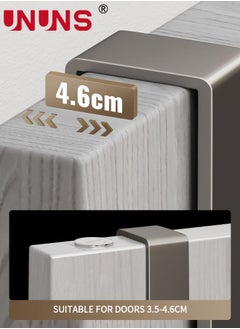 UNUNS Over The Door Hooks,7 Hook Sturdy Door Hanger,Heavy Duty Easy to Install, for Bathroom,Bedroom,Kitchen,Hanging Towels,Coats  - Image 5