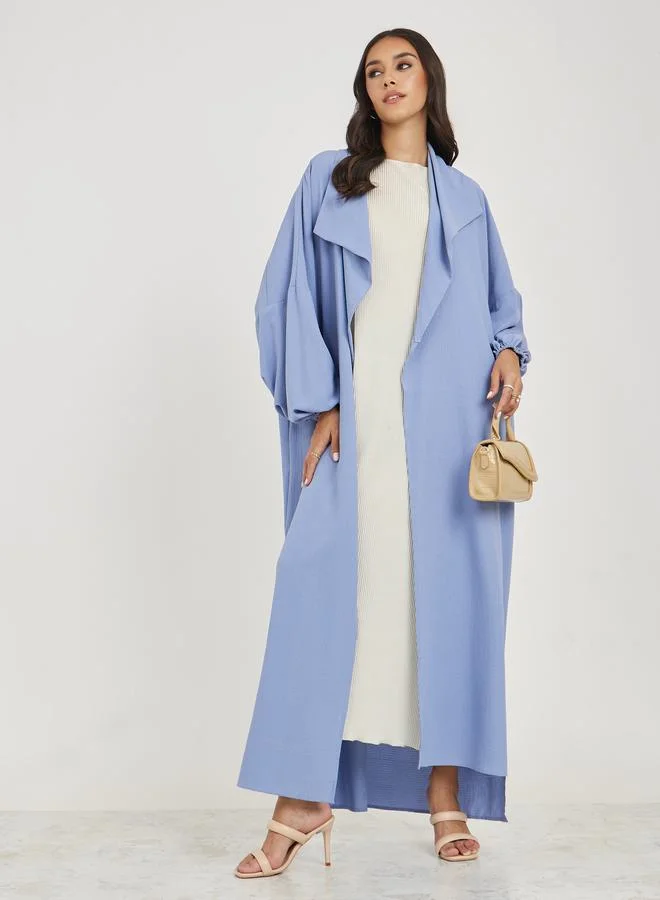Styli Oversized Maxi Length Textured Kimono