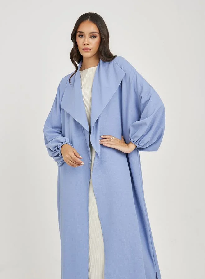 Styli Oversized Maxi Length Textured Kimono