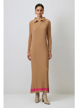 Touche Polo Neck Knitwear Dress  - Image 1