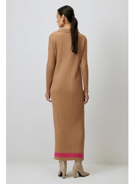 Touche Polo Neck Knitwear Dress  - Image 4