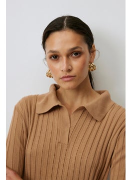 Touche Polo Neck Knitwear Dress  - Image 5