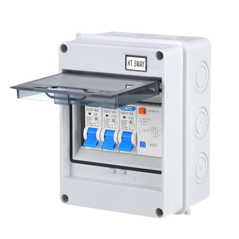 Compact Miniature Earth Leakage Circuit Breaker High Breaking Capacity Rapid Trip Impact Resistant Housing - Image 2