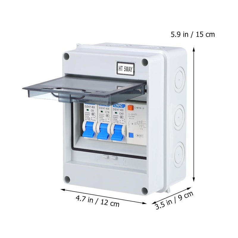 Compact Miniature Earth Leakage Circuit Breaker High Breaking Capacity Rapid Trip Impact Resistant Housing - Image 3