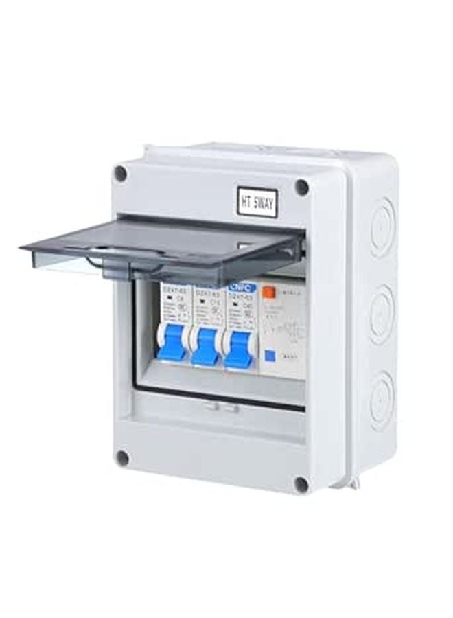 Compact Miniature Earth Leakage Circuit Breaker High Breaking Capacity Rapid Trip Impact Resistant Housing - Image 1