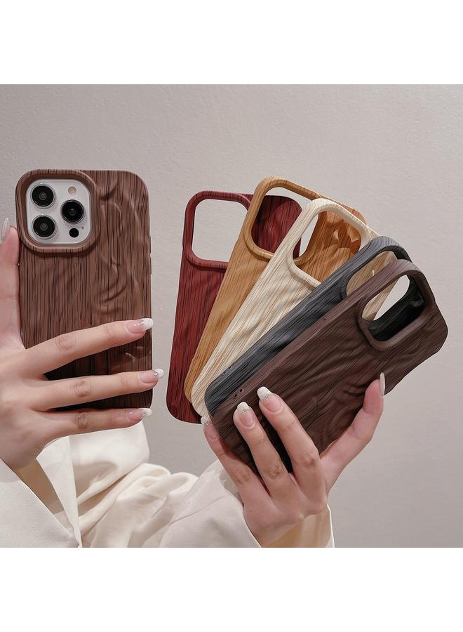 اس-توب جراب لهاتف iPhone 14 Pro Max جراب هاتف TPU مطوي من الخشب - Image 2