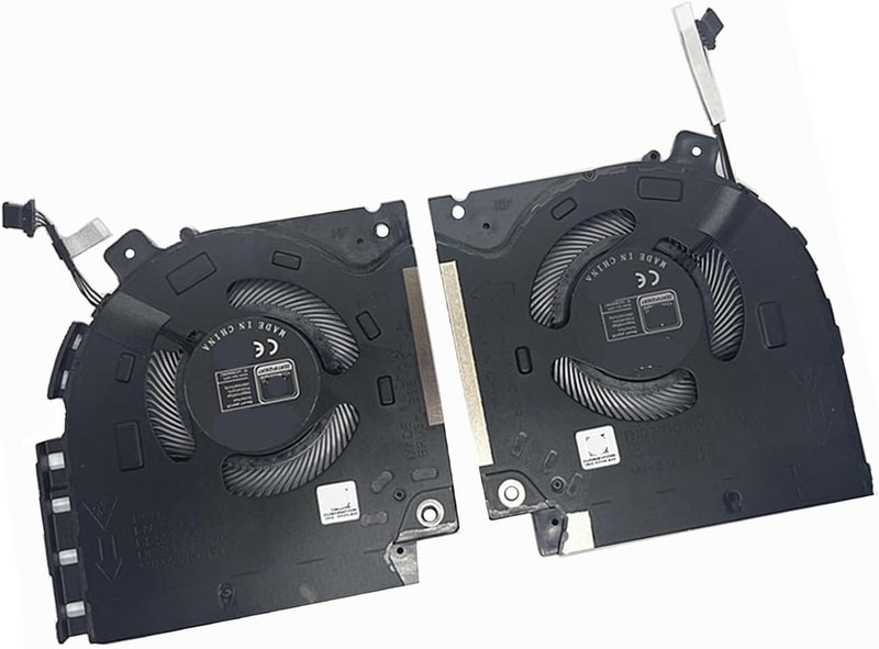 مروحة تبريد وحدة المعالجة المركزية ووحدة معالجة الرسومات لـ Dell Alienware X15 R1، مبرد RTX30 ND85C37 ND85C38 082VD4 0V0G61 82VD4 V0G61 6.2CFM قطع غيار اللابتوب (زوج مروحة) - Image 1