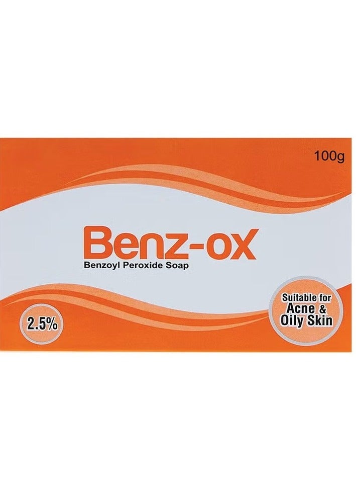Bill Blass Benz-ox Benzoyl Peroxide Soap For Acne Treatment & Oily Skin 100 g - Image 1