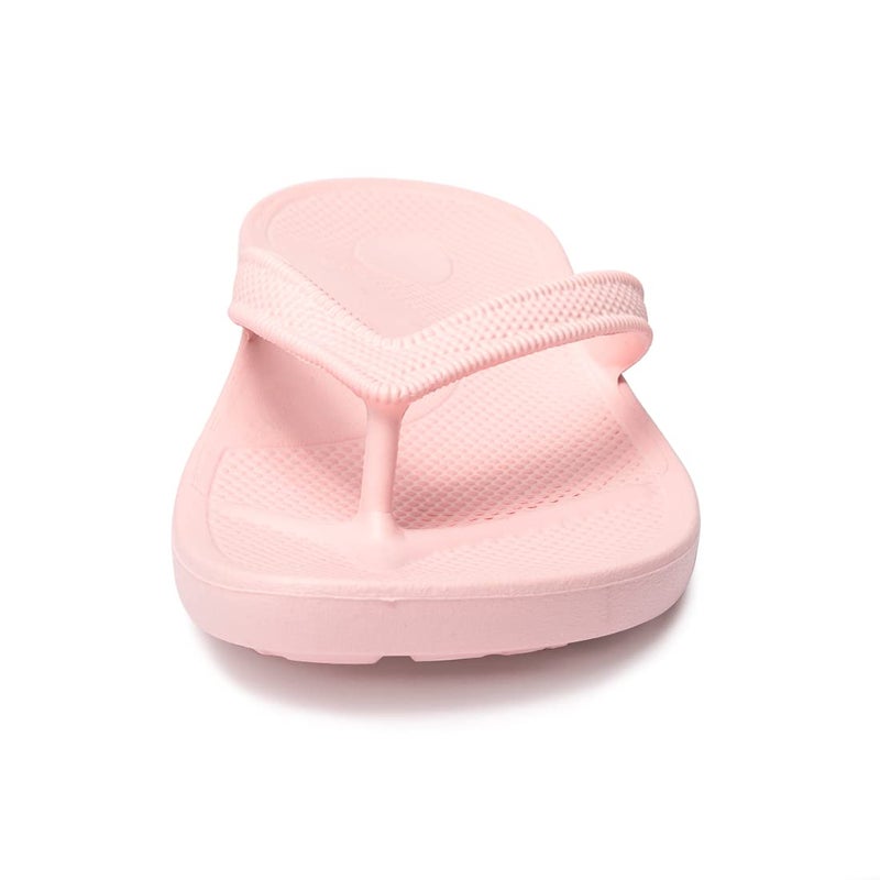 Huayuanwell Women's Flip Flops Thong Sandals Shower Slippers Beach Pool Bathroom Slides Sandals (9, Pink) - Image 3