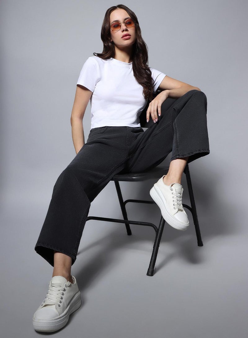 HIGH STAR Black Jeans for Women - Image 1